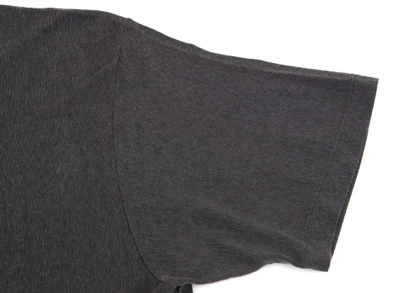 ワイズフォーメンY's for men コットンレーヨンリブ地Tシャツ チャコールM位 K-78009_003