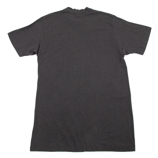 ワイズフォーメンY's for men コットンレーヨンリブ地Tシャツ チャコールM位 K-78009_006
