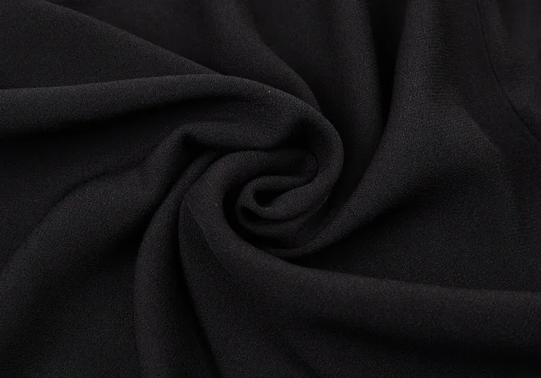 ジャンポールゴルチエ クラシックJean Paul GAULTIER CLASSIQUE ジョーゼットジップデザインスカート 黒42 K-78056_012
