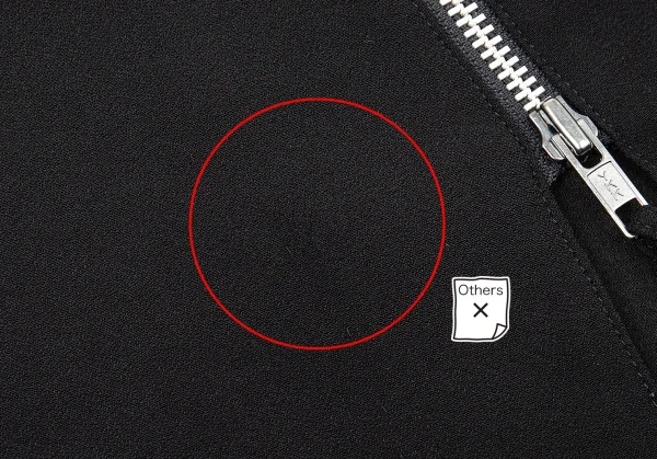 ジャンポールゴルチエ クラシックJean Paul GAULTIER CLASSIQUE ジョーゼットジップデザインスカート 黒42 K-78056_004
