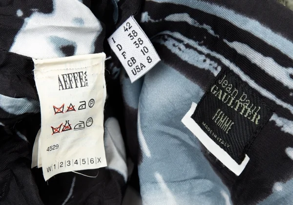 Jean-Paul GAULTIER FEMME Back Print Velor Pullover K-78059_019