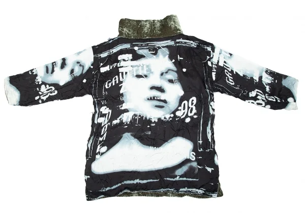 Jean-Paul GAULTIER FEMME Back Print Velor Pullover K-78059_003