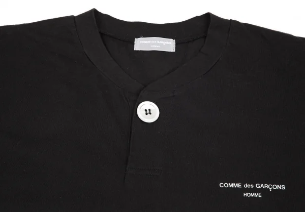 COMME des GARCONS HOMME Logo printed Henley T shrit K-79002_002