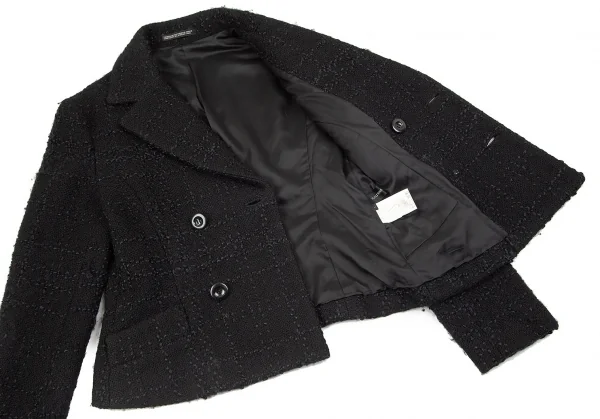Yohji Yamamoto NOIR Stitched Knit Jacket K-79016_010