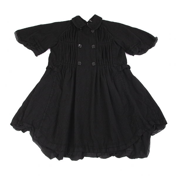 tricot COMME des GARCONS 刺し子ワンピース 黒 - メルカリ