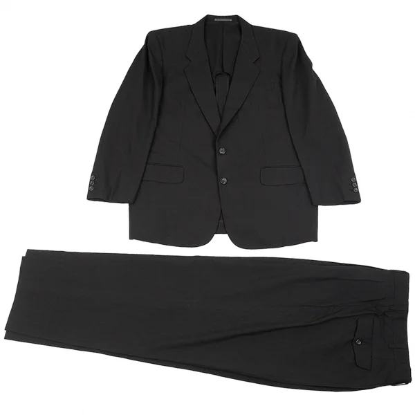 コムデギャルソン オムCOMME des GARCONS HOMME ウールステッチストライプ2Bテーラードジャケット 黒M K-79156_013