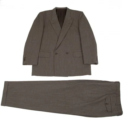 コムデギャルソン オムCOMME des GARCONS HOMME ミックスウールセットアップスーツ モカ