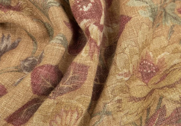 バーバリーズBurberrys' リネンウールフラワープリントスカート モカ他17 K-79176_013