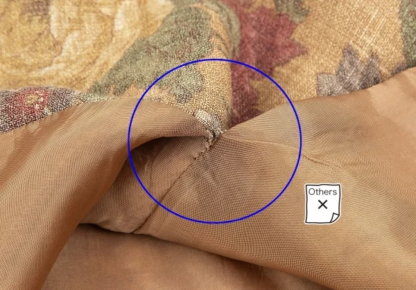 バーバリーズBurberrys' リネンウールフラワープリントスカート モカ他17 K-79176_007