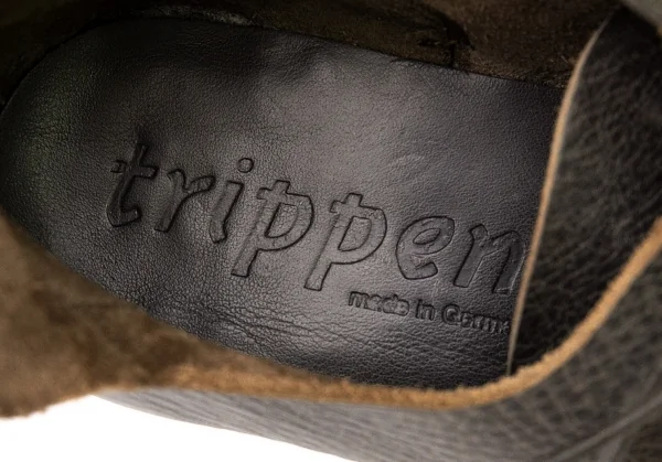 トリッペンtrippen PARCEL HAPPYソールレースアップシューズ グレージュ35(22.5) K-79307_014