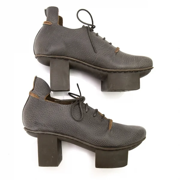 トリッペンtrippen PARCEL HAPPYソールレースアップシューズ グレージュ35(22.5) K-79307_003