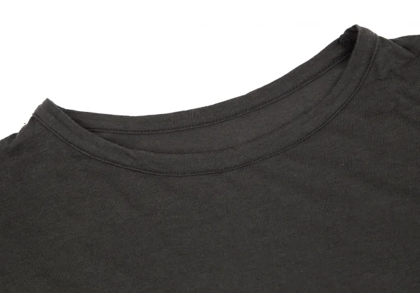 ヨウジヤマモトノアールYohji Yamamoto NOIR コットンシルク長袖カットソー グレー2 K-79346_004