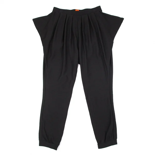 イッセイミヤケ ハートISSEY MIYAKE HaaT ストレッチサイドフラップイージーパンツ 黒2 K-79435_001