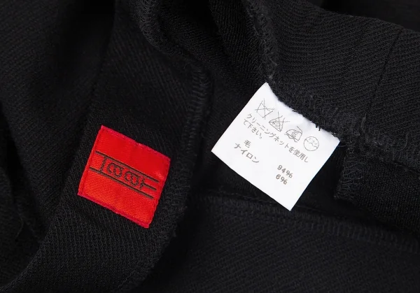 イッセイミヤケ ハートISSEY MIYAKE HaaT ストレッチサイドフラップイージーパンツ 黒2 K-79435_012