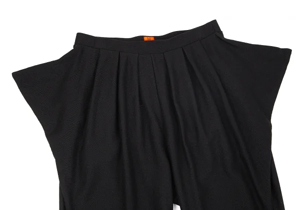 イッセイミヤケ ハートISSEY MIYAKE HaaT ストレッチサイドフラップイージーパンツ 黒2 K-79435_002