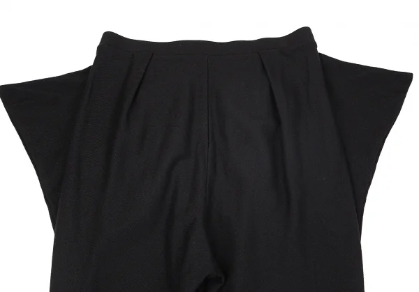 イッセイミヤケ ハートISSEY MIYAKE HaaT ストレッチサイドフラップイージーパンツ 黒2 K-79435_009