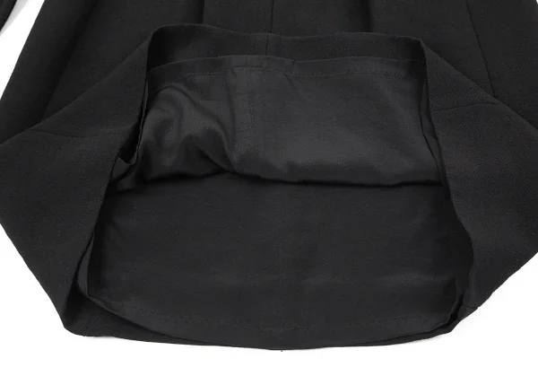 バレンシアガ×コルソコモ BALENCIAGA×10 corso como ウール混タックデザインノースリーブワンピース 黒40 K-79437_008