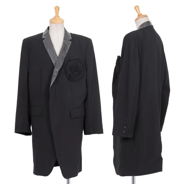 コムデギャルソンCOMME des GARCONS シックパンクPVCラペルローズ