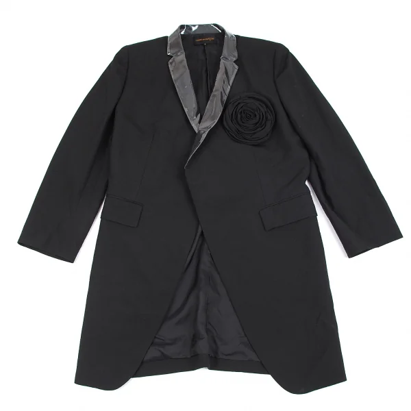 コムデギャルソンCOMME des GARCONS シックパンクPVCラペルローズ