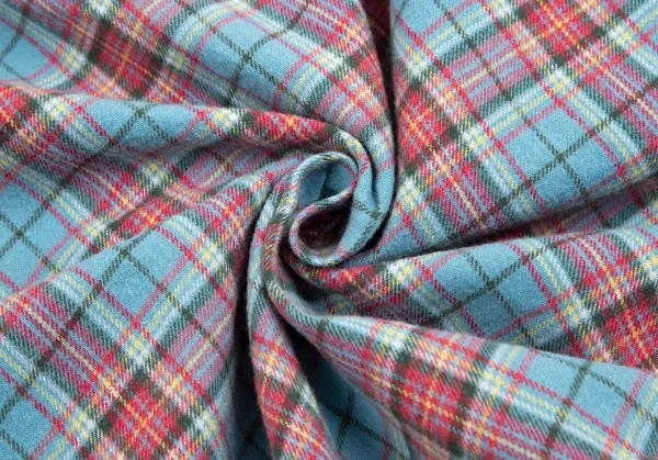 マドモアゼルノンノンMademoiselle NON NON コットンチェックネルシャツ 水色赤他38M K-79549_013