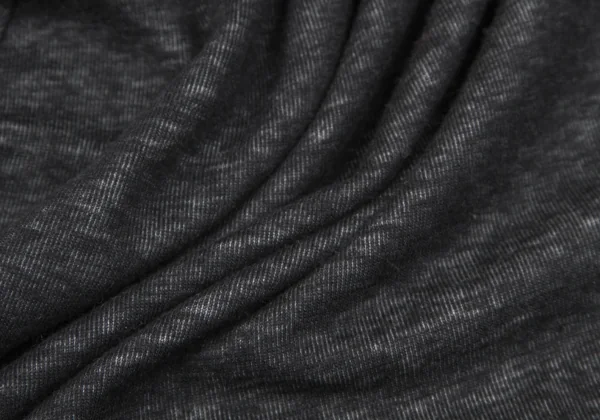 ヨウジヤマモト ノアールYohji Yamamoto NOIR コットンポリ天竺ラップデザインスカート チャコール3 K-79603_012