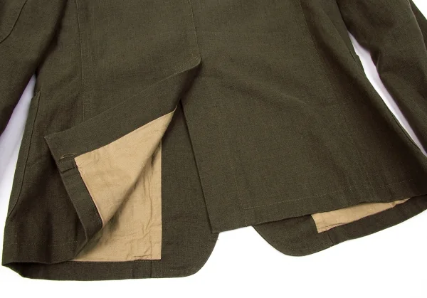 ワイズ レッドレーベルY's Red Label コットンリネン3パッチジャケット カーキ4 K-79608_016