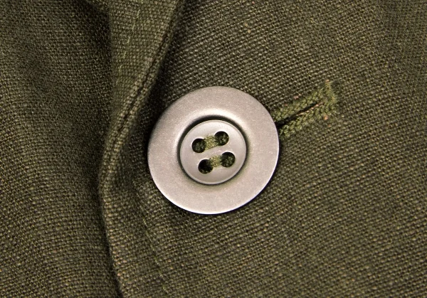 ワイズ レッドレーベルY's Red Label コットンリネン3パッチジャケット カーキ4 K-79608_006