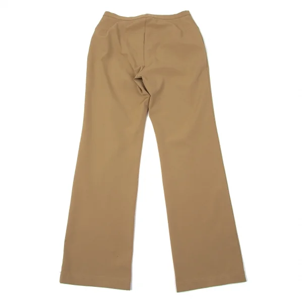 イッセイミヤケ ハートISSEY MIYAKE HaaT ストレッチストレートパンツ ベージュ2 K-79626_009