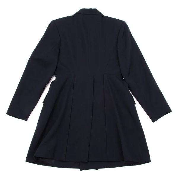 Y's Wool Gabardine Long Jacket K-79650_010