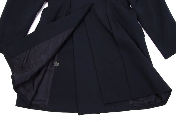 Y's Wool Gabardine Long Jacket K-79650_013