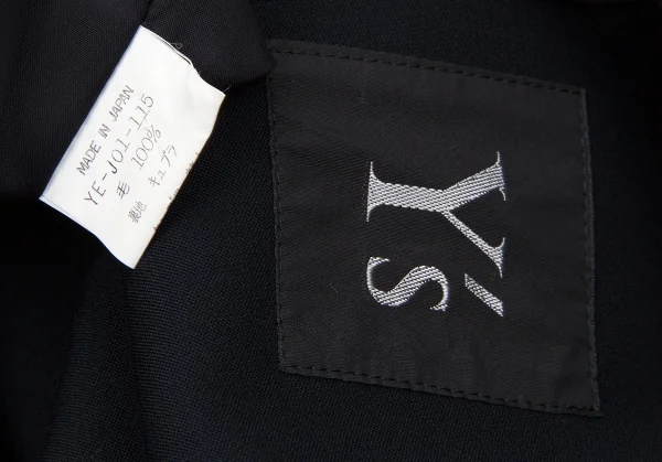 Y's Wool Gabardine Long Jacket K-79650_015