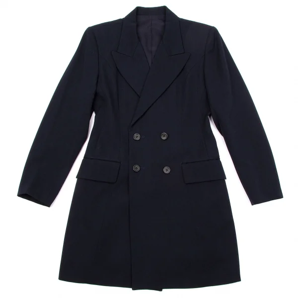 Y's Wool Gabardine Long Jacket K-79650_002