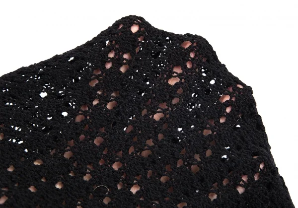 ワイズY's ローゲージニットハーフボレロデザインスカート 黒3 K-79652_014