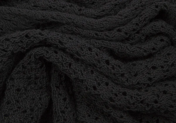 ワイズY's ローゲージニットハーフボレロデザインスカート 黒3 K-79652_015