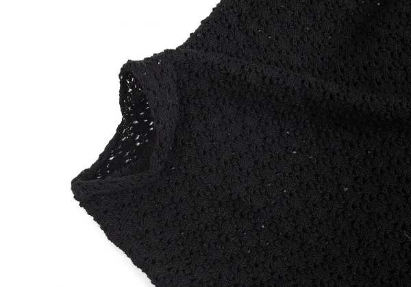 ワイズY's ローゲージニットハーフボレロデザインスカート 黒3 K-79652_005