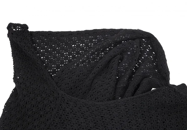 ワイズY's ローゲージニットハーフボレロデザインスカート 黒3 K-79652_007