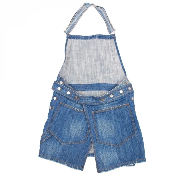 ジャンポールゴルチエJean Paul GAULTIER PARIS ウォッシュデニムエプロン インディゴ48 K-79715_010