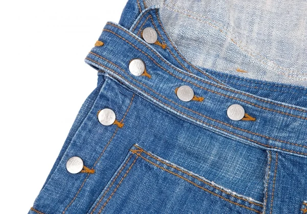 ジャンポールゴルチエJean Paul GAULTIER PARIS ウォッシュデニムエプロン インディゴ48 K-79715_013