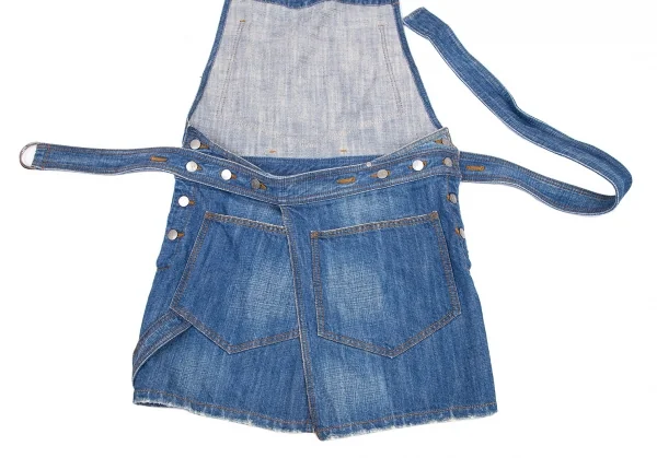 ジャンポールゴルチエJean Paul GAULTIER PARIS ウォッシュデニムエプロン インディゴ48 K-79715_014