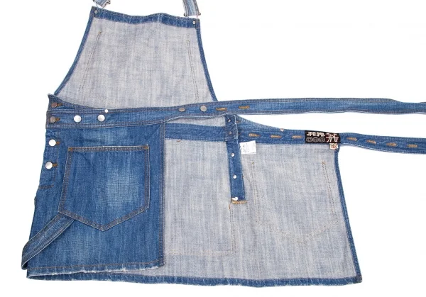 ジャンポールゴルチエJean Paul GAULTIER PARIS ウォッシュデニムエプロン インディゴ48 K-79715_015