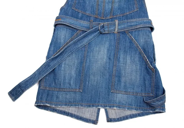 ジャンポールゴルチエJean Paul GAULTIER PARIS ウォッシュデニムエプロン インディゴ48 K-79715_007