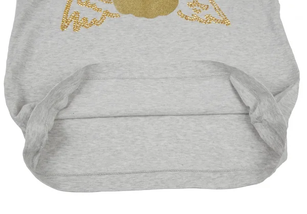 コムデギャルソンCOMME des GARCONSフィリップ パゴウスキーイラストグリッタープリントTシャツ 杢グレーM K-79780_011