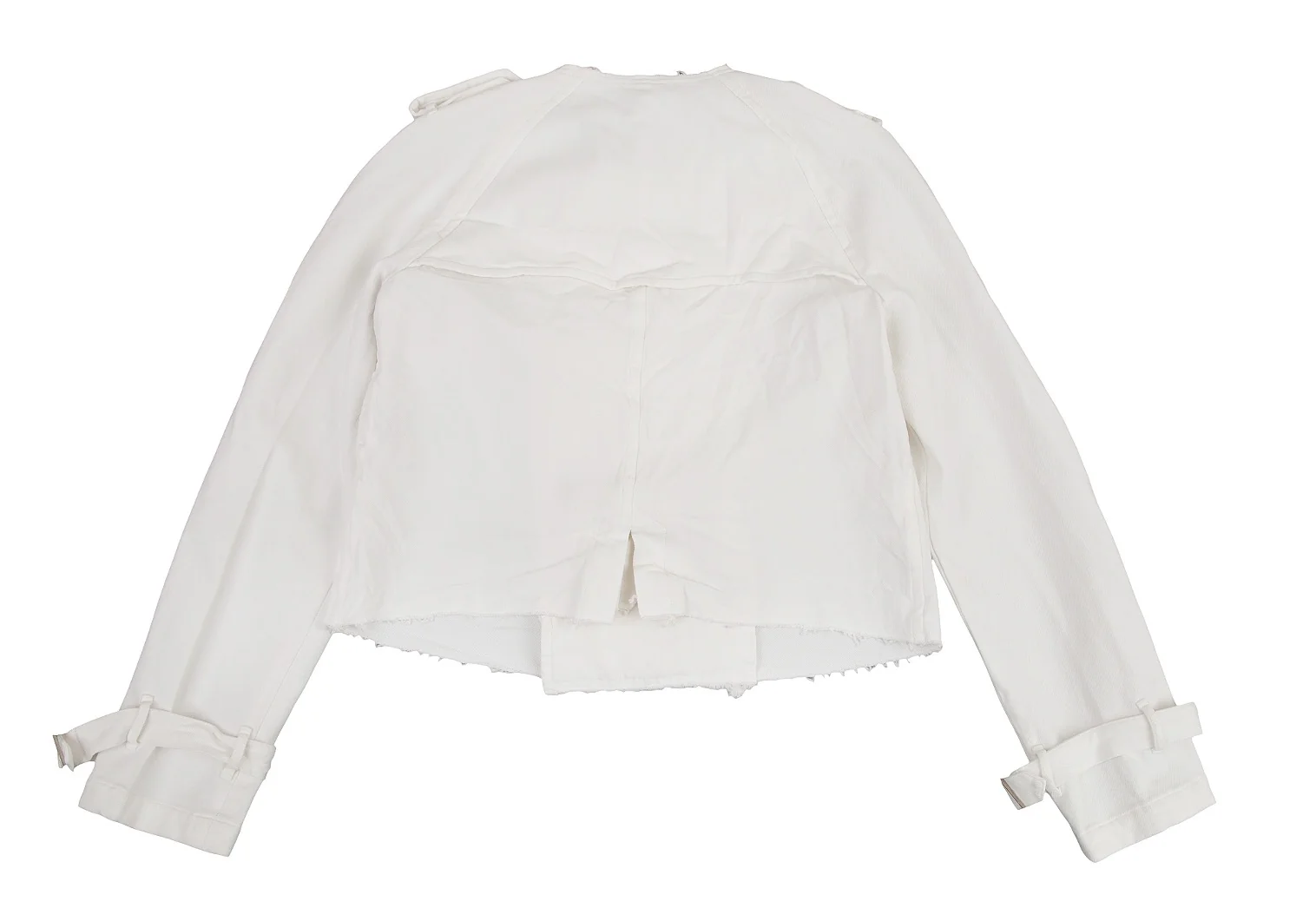 コムデギャルソンコムデギャルソン　ショートトレンチ コムデギャルソンCOMME des GARCONS エステルカットオフデザイン