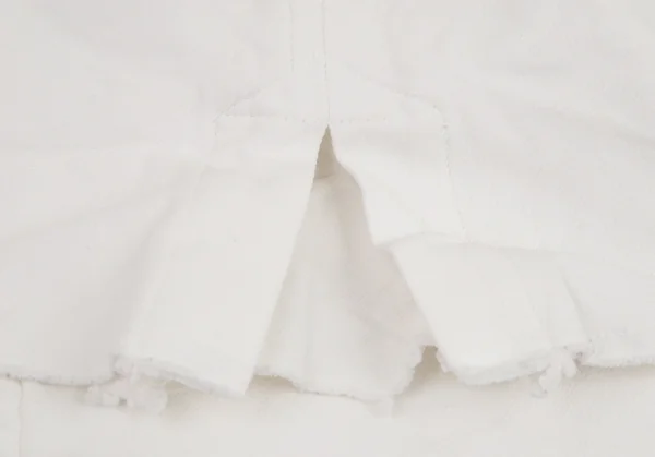 コムデギャルソンCOMME des GARCONS エステルカットオフデザインショートトレンチコート 白M位 K-79812_016