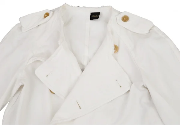 COMME des GARCONSオムプリュス ショートトレンチコート コムデギャルソンCOMME des GARCONS エステルカットオフデザイン