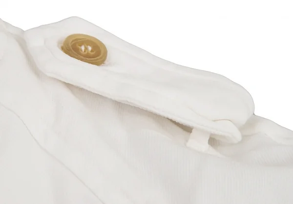 コムデギャルソンCOMME des GARCONS エステルカットオフデザインショートトレンチコート 白M位 K-79812_005