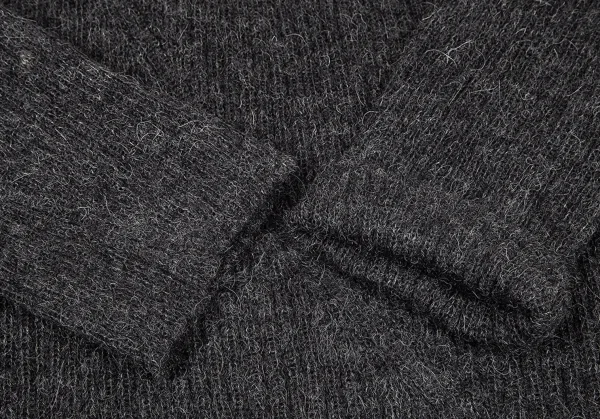 コムデギャルソンCOMME des GARCONS ウール斜行切替リブニット グレーM位 K-79826_006