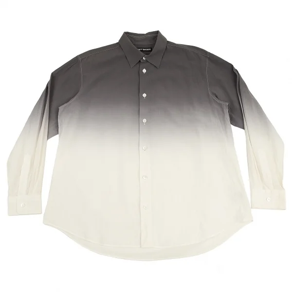 ISSEY MIYAKE MEN Gradation Cotton Long Sleeve Shirt Grey 2 K-79892_001