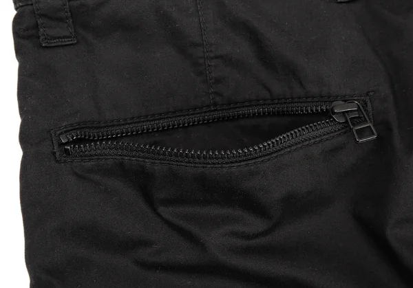 イッセイミヤケ メンISSEY MIYAKE MEN コットンジップパンツ 黒3 (K-79893)