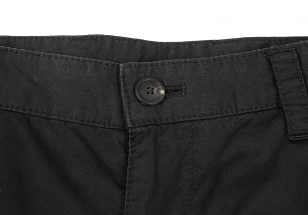 イッセイミヤケ メンISSEY MIYAKE MEN コットンジップパンツ 黒3 (K-79893)